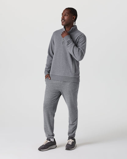 Vuori Cypress 1/4 Zip 2.0 Heather Grey
