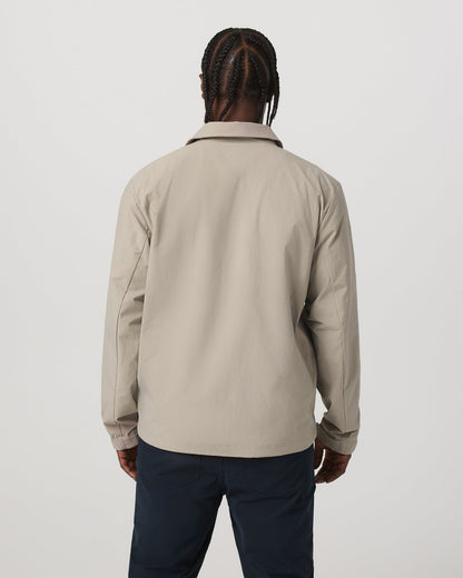 Vuori V1 Coach Jacket Men's Truffle Vintage Style Jacket