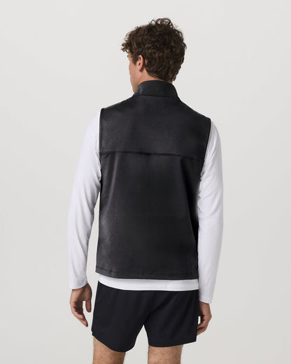 Vuori Sunday Insulated Hybrid Vest Men's Black Training Vest