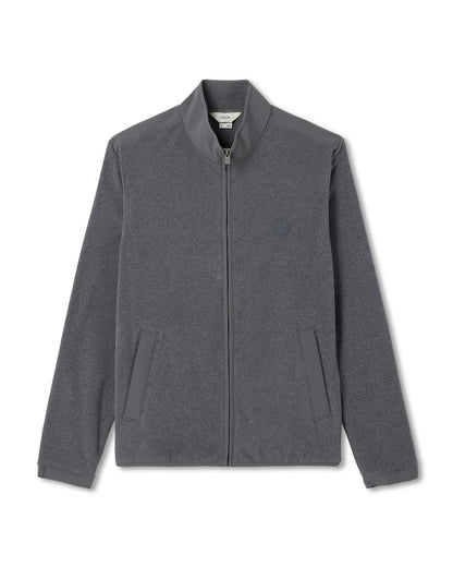 Vuori Aspen FZ Jacket Men's Heather Grey Full-Zip Jacket