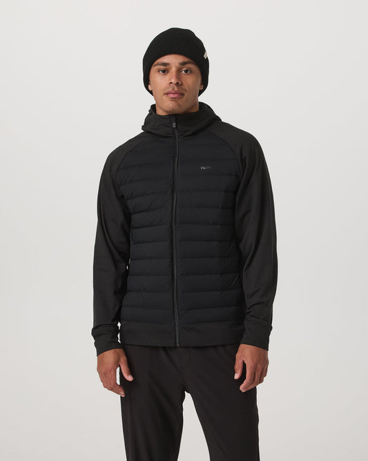 Vuori Steadfast Insulated Hybrid Men's Black Down Jacket
