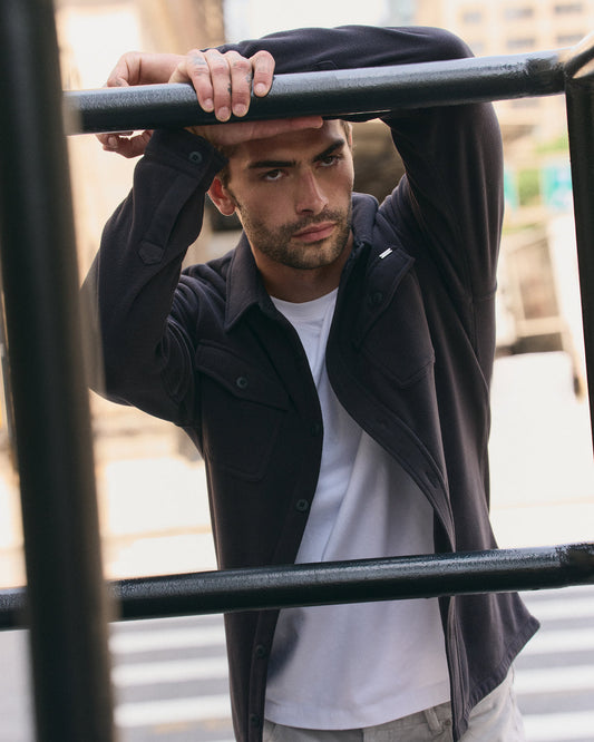 Vuori Aspen Shirt Jacket Black