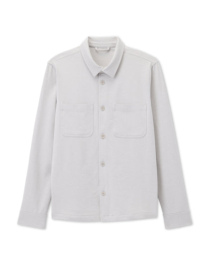 Vuori Coronado Shirt Jacket Salt Heather