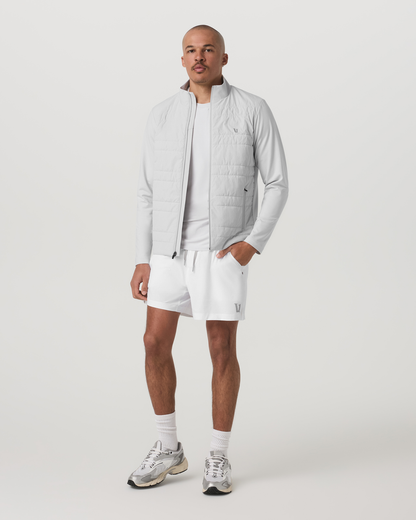 Vuori Sunday Insulated Hybrid Jacket Men's Frost Grey Jacket