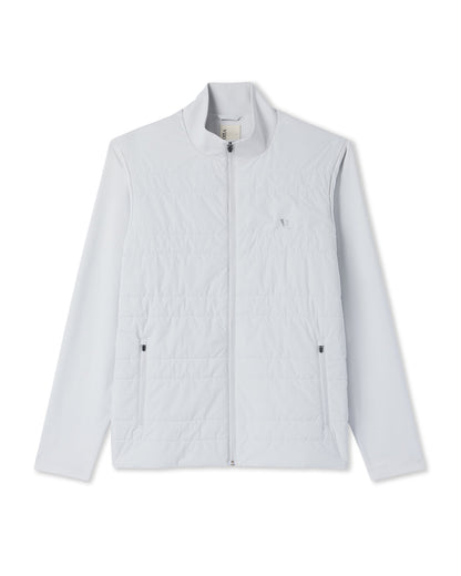 Vuori Sunday Insulated Hybrid Jacket Men's Frost Grey Jacket