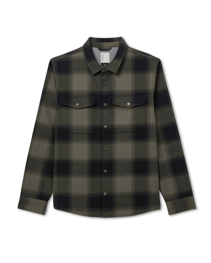 Vuori Range Shirt Jacket 2.0 Men's Oregano Plaid Jacket