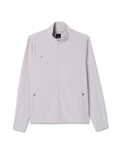 Vuori Venture Track Jacket Platinum Linen Texture