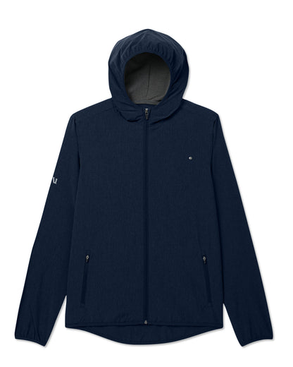 Vuori Outdoor Trainer Shell Men's Lightweight Full-Zip Ink Jacket