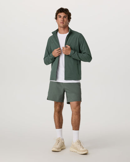 Vuori Venture Track Jacket Men's Agate Green Workout Jacket
