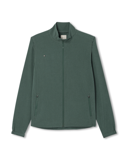 Vuori Venture Track Jacket Men's Agate Green Workout Jacket