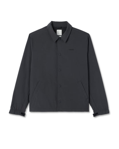 Vuori V1 Coach Jacket Men's Black Vintage Style Jacket