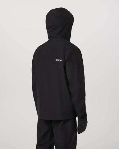 Vuori Taika Snow Shell Men's Black Ski/Board Jacket for Winter
