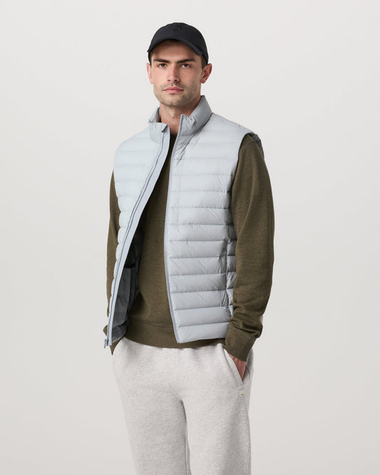 Vuori Steadfast Insulated Vest Men's Sea Fog Vest