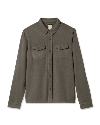 Vuori Aspen Shirt Jacket Men's Root Fleece Shirt Jacket