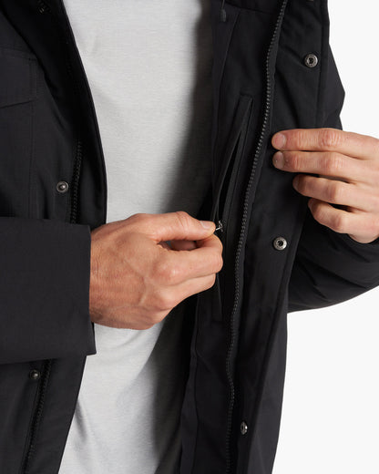 Vuori Northmost Insulated Parka Men's Black Down Parka