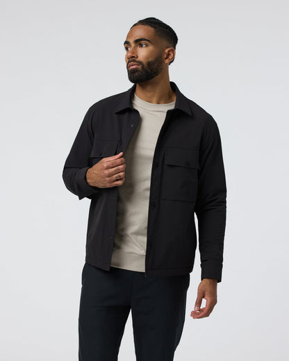 Vuori Lawson Tech Shirt Jacket Black