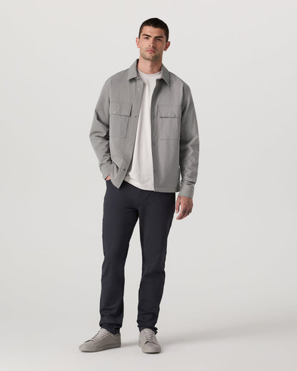 Vuori Lawson Tech Shirt Jacket Men's Shiitake Shirt Jacket