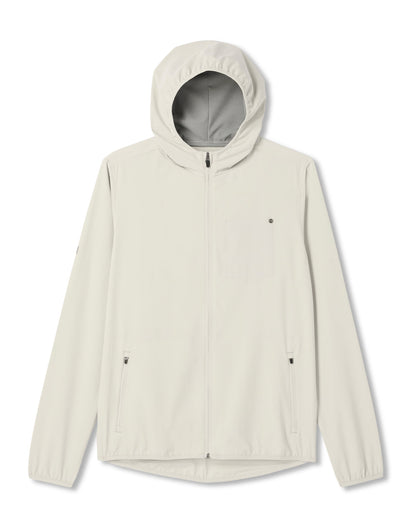 Vuori Outdoor Trainer Shell Men's Winter Grey Hooded Jacket