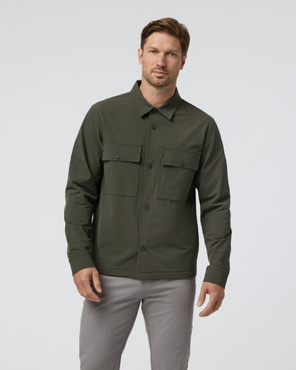 Vuori Lawson Tech Shirt Jacket Oregano