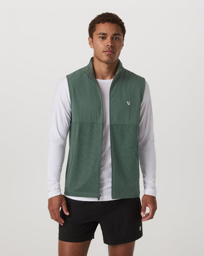 Vuori Sunday Element Vest Men's Agate Green Heather Vest