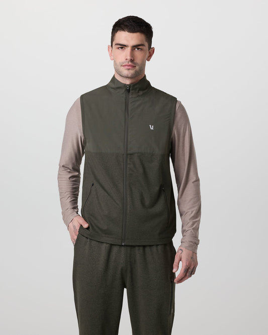 Vuori Sunday Element Vest Men's Kale Heather Vest