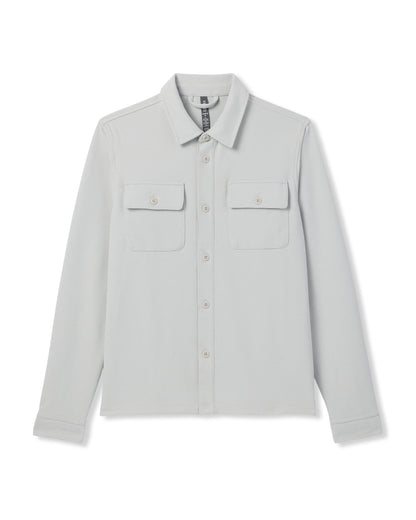 Vuori Waffle Shirt Jacket Salt