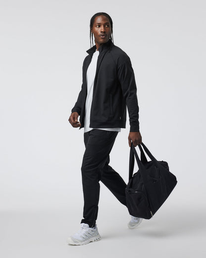 Vuori Coronado Novelty Full Zip Men's Black Heather Jacket
