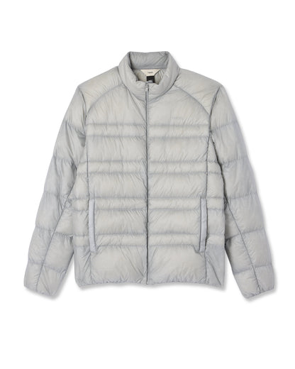 Vuori Coordinate Down Jacket Men's Sea Fog Ultra-Light Jacket