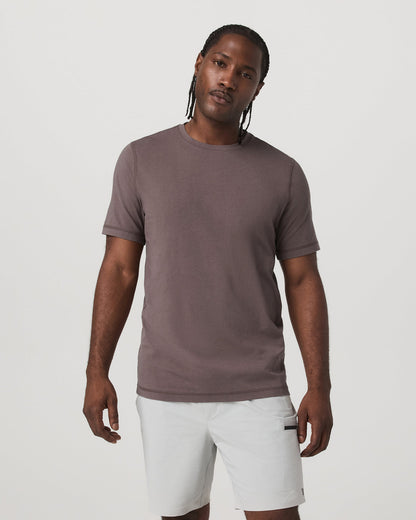 Vuori Tuvalu Tee Men's Cotton Short Sleeve T-Shirt in Timber
