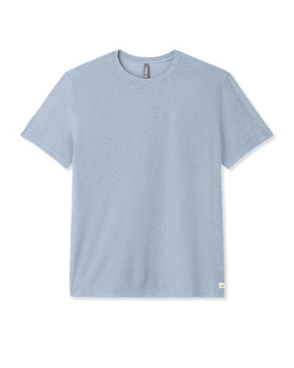 Vuori Strato Tech Tee Men's Blue Dusk Heather T-Shirt
