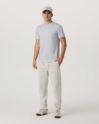 Vuori Short Sleeve Ponto Performance Tee Platinum Heather