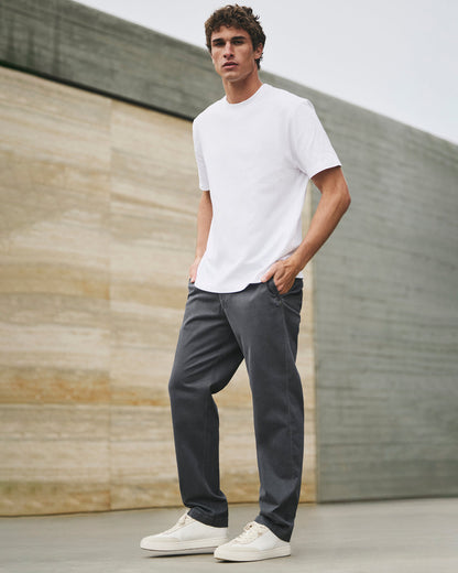 Vuori Short Sleeve Heavyweight Cotton Tee Men's White T-Shirt