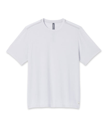Vuori Current Tech Tee Men's Frost Grey Lightweight Shirt
