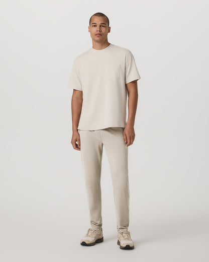 Vuori Men's Short Sleeve Ponto Pocket Tee - Relaxed Fit Bone