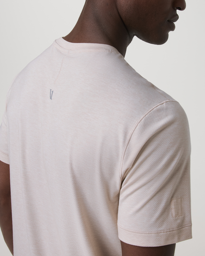 Vuori Short Sleeve Everyday Tee Men's Oatmeal Heather Shirt