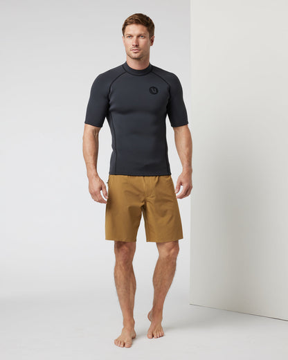 Vuori Short Sleeve Yulex Wetsuit Top Washed Black