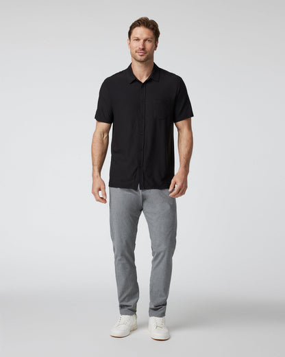 Vuori Short Sleeve Strato Button Down Men's Black Shirt