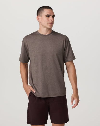 Vuori Men's Short Sleeve Ponto Tee - Relaxed Huckleberry
