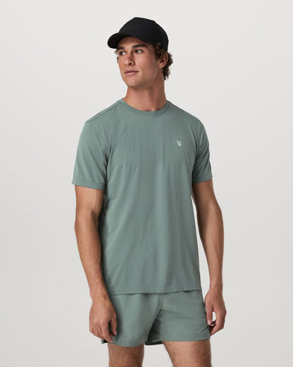 Vuori Short Sleeve Clearview Seamless Tee Men's Marsh T-Shirt