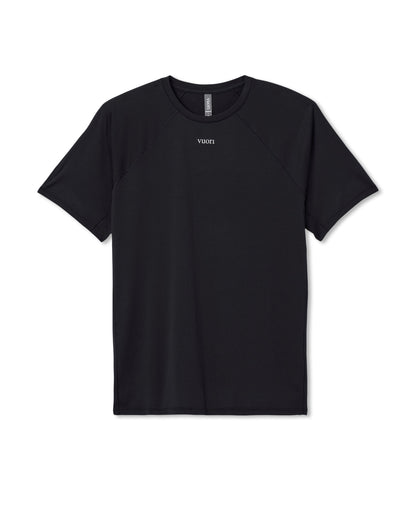 Vuori Short Sleeve Precept Tech Tee Black
