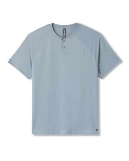 Vuori Short Sleeve Viewpoint Henley Mist