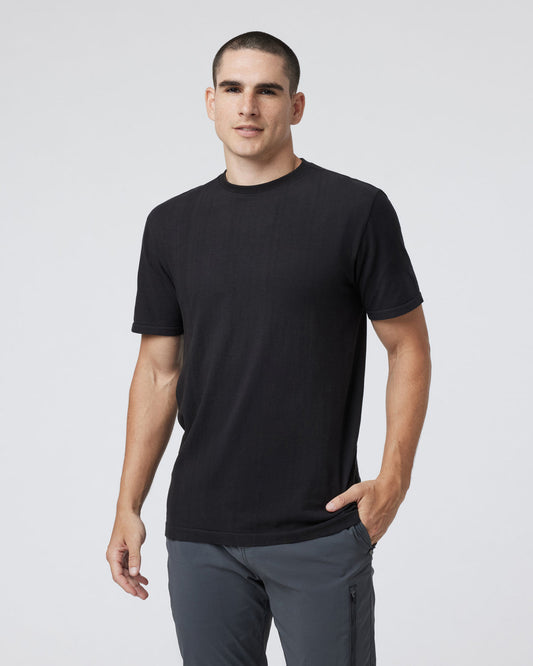 Vuori Weston Seamless Tee Men's Black Short Sleeve Tee