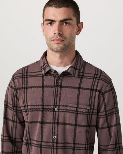 Vuori Seaview Plaid Button Down Shirt Men's Huckleberry Shirt