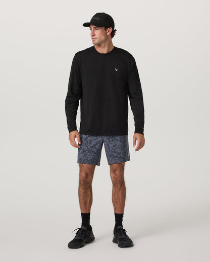 Vuori Men's Long Sleeve Clearview Seamless Tee Black