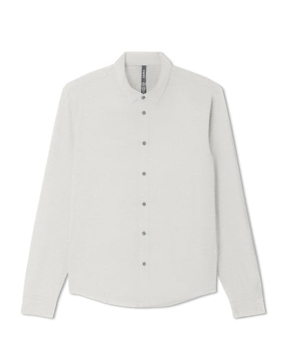 Vuori Men's Long Sleeve Ponto Button Down Salt Heather
