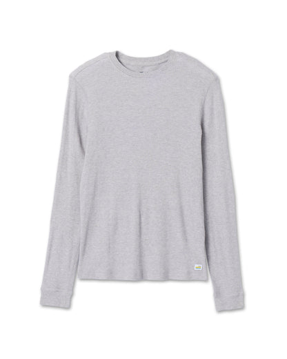 Vuori Waffle Crew Men's Light Grey Thermal Shirt