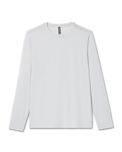 Vuori Long Sleeve Current Tech Tee Frost Grey