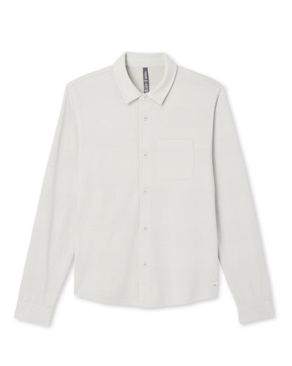 Vuori Jeffreys Overshirt Men's Winter Grey Heather Shirt