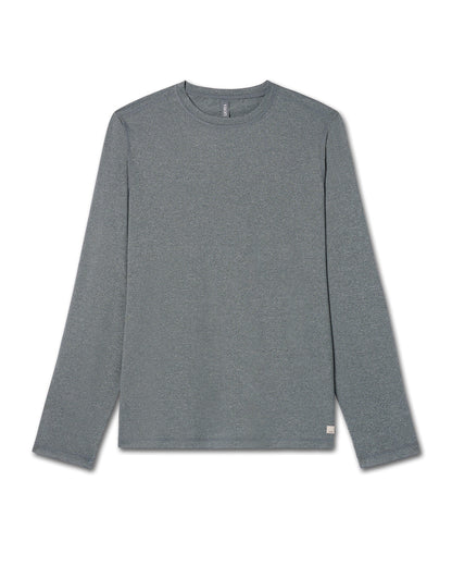 Vuori Long Sleeve Tradewind Performance Tee 2.0 Heather Grey