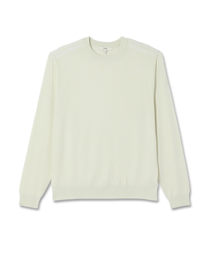 Vuori Men's Merino Fine Gauge Wool Sweater Sandalwood